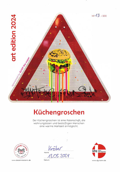 Küchengroschen Urkunde 2024