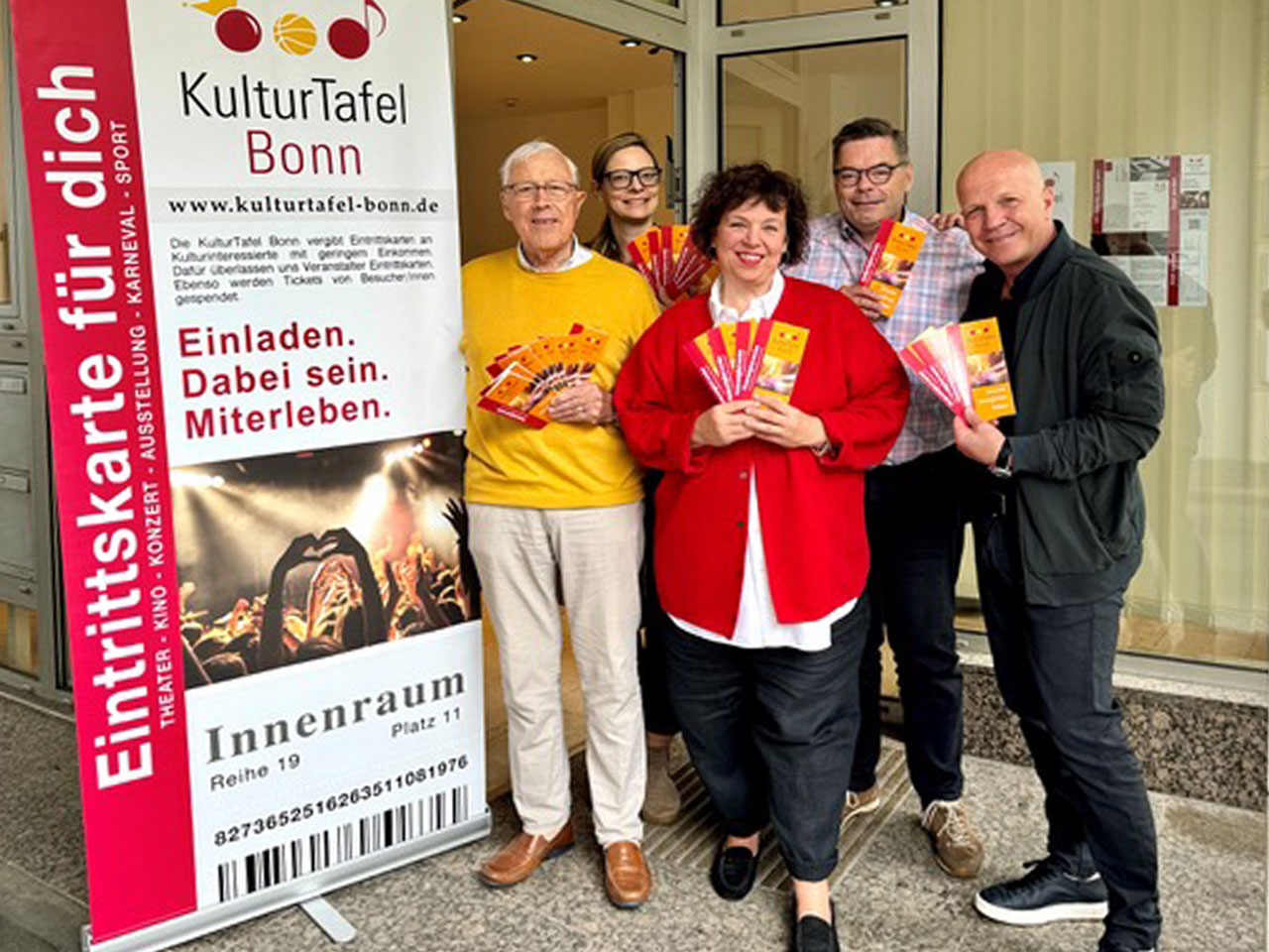 Karina Kröber ist jetzt Fördermitglied bei der Kulturtafel Bonn